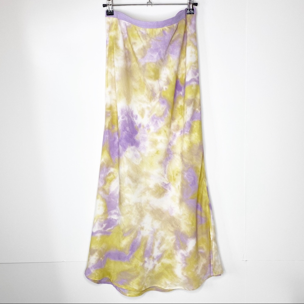 Etophe Studios Tie Dye Midi Slip Skirt - Picture 2 of 6